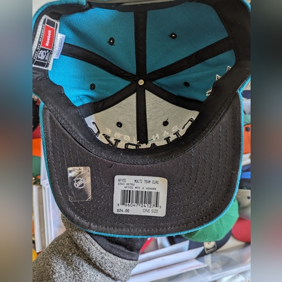San Jose Sharks Reebok Snap Back - Picture 4 of 5